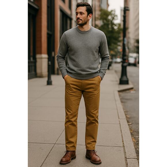 Taylor Stitch Chino Pants Size Waist 36/Length 34 Tan Preppy Heritage - Picture 1 of 6